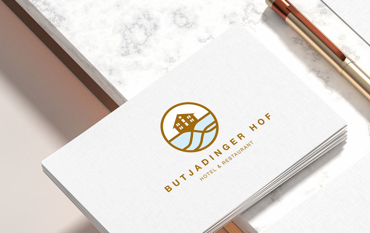 Butjadinger Hof - Logo-Design für ein Hotel / Restaurant