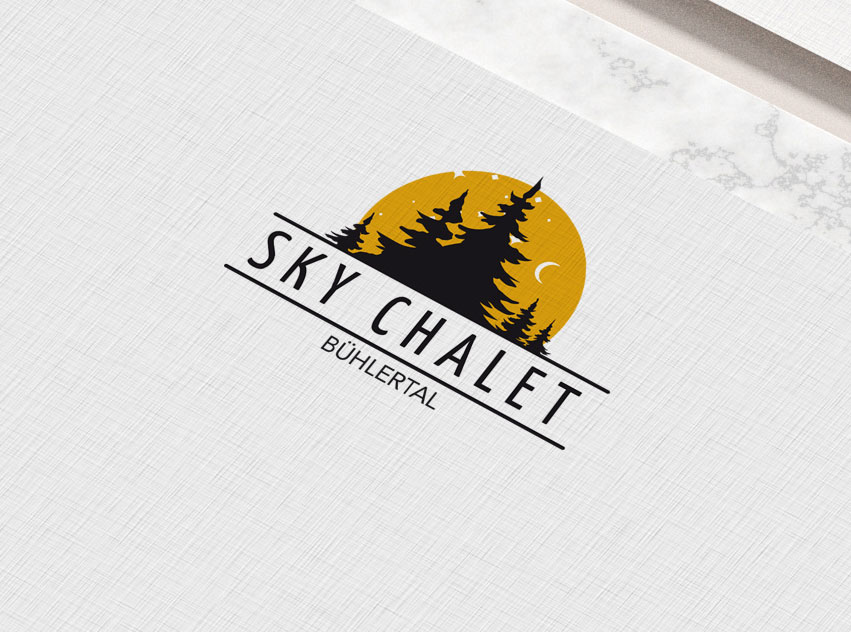 Sky Chalet Bühlertal Logo-Design