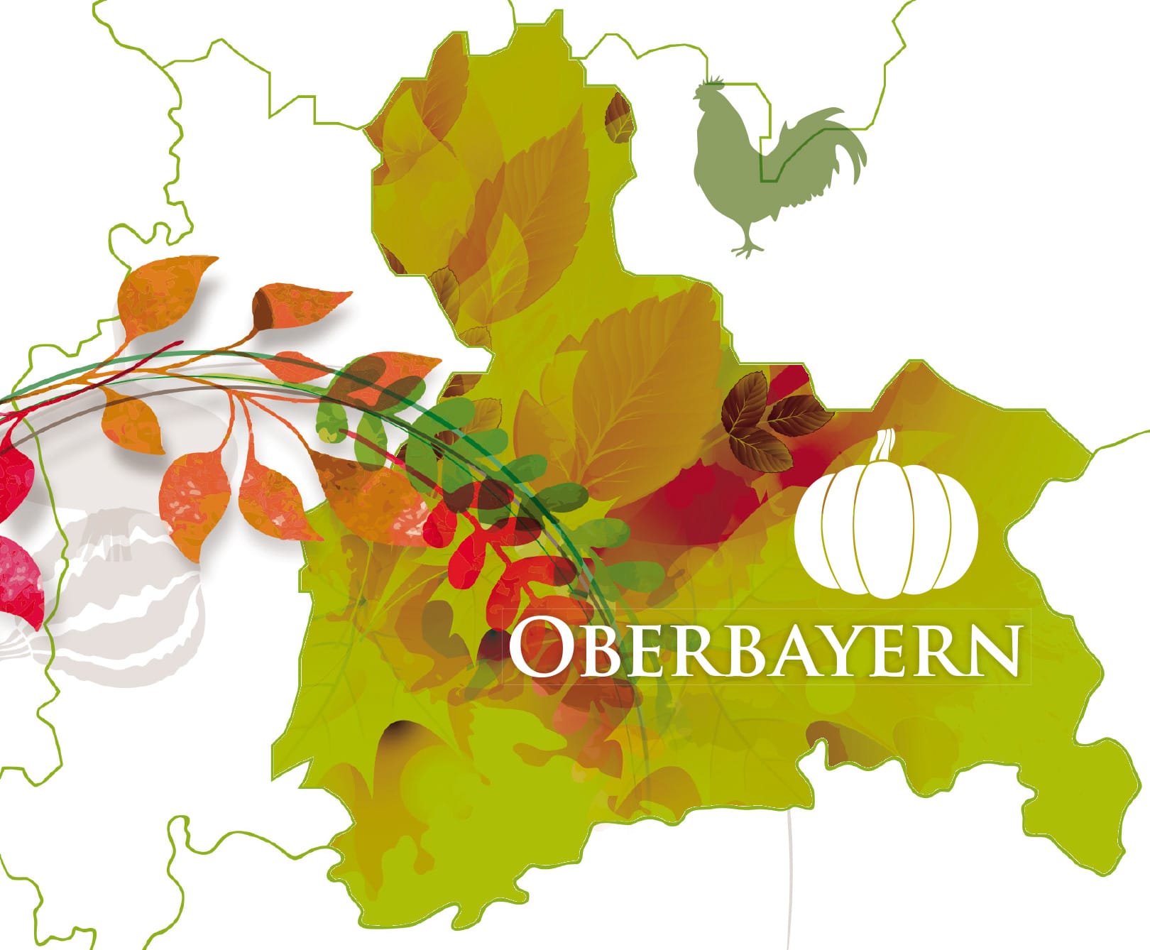 Oberbayern Grafikdesign für Bio-Erlebnistage