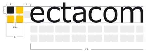 Ectacom Logo Vermaßung