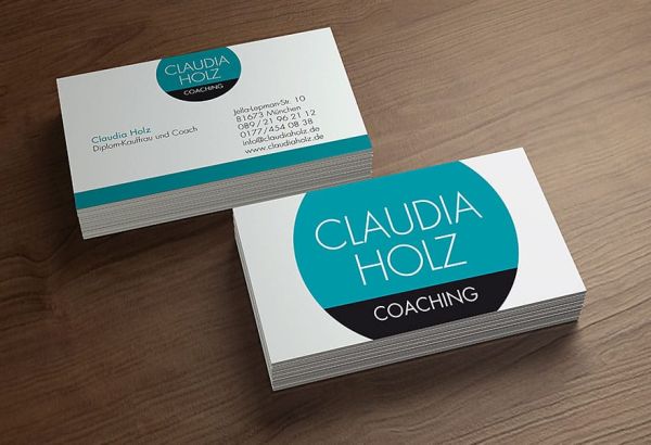 Visitenkarten für Claudia Holz Coaching