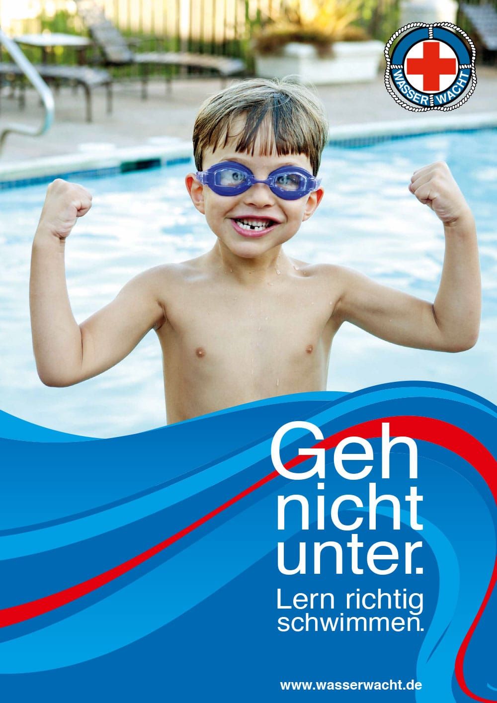 Plakatgestaltung für Wasserwacht Bayern