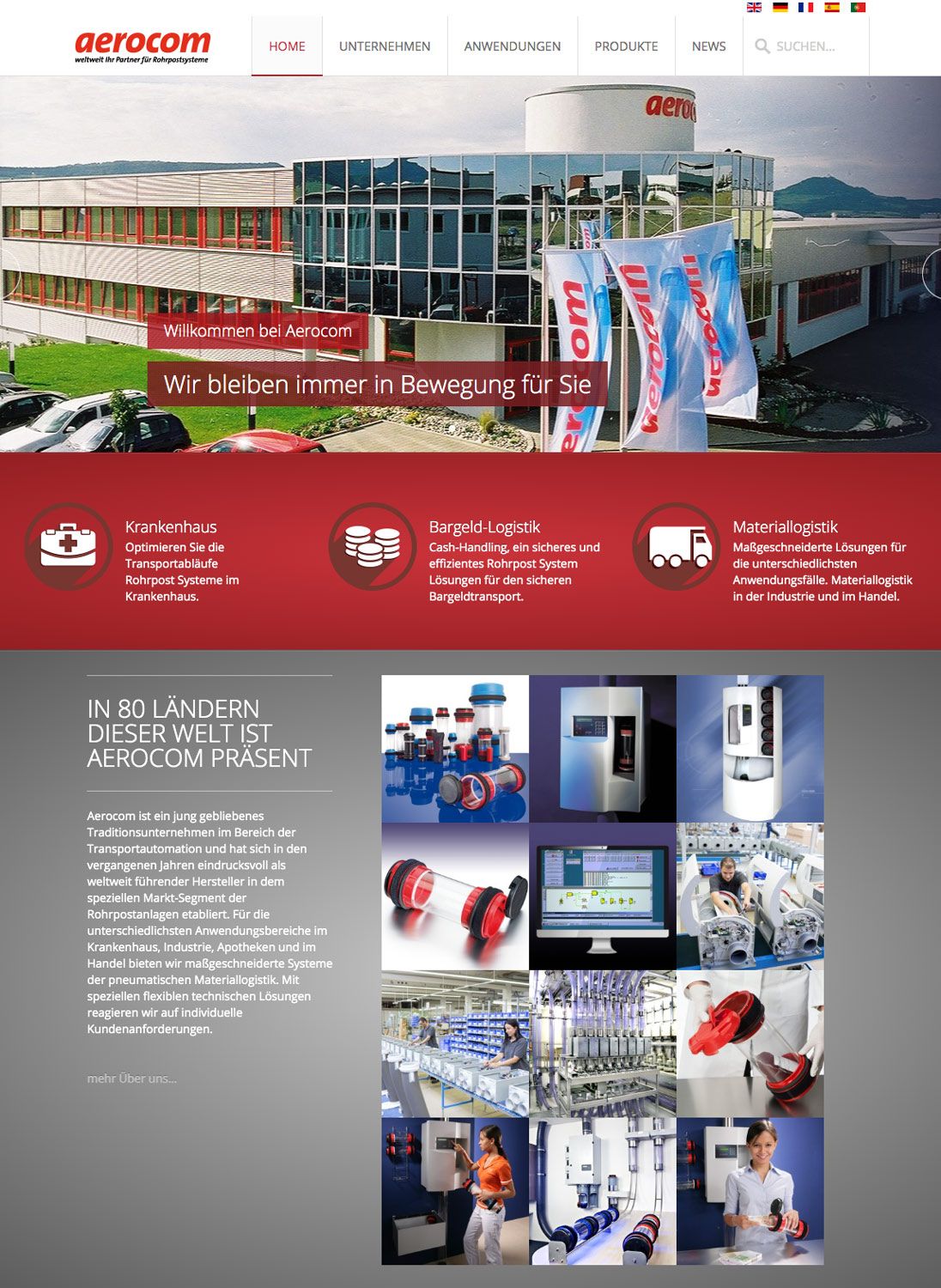 Website - bisheriges Konzept und Redesign