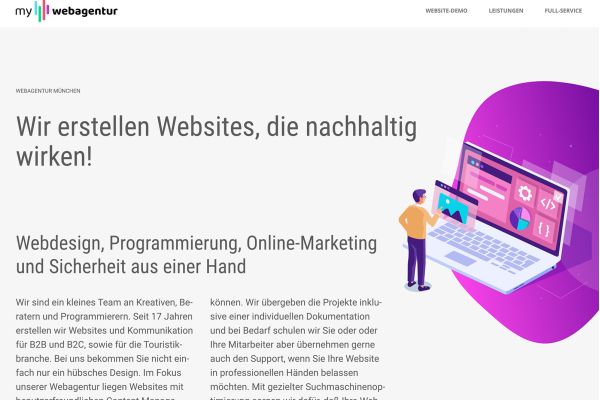 Webagentur München UX Webdesign