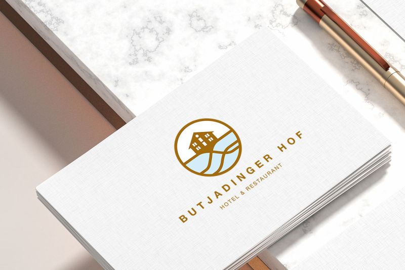 Butjadinger Hof - Logo-Design für ein Hotel / Restaurant