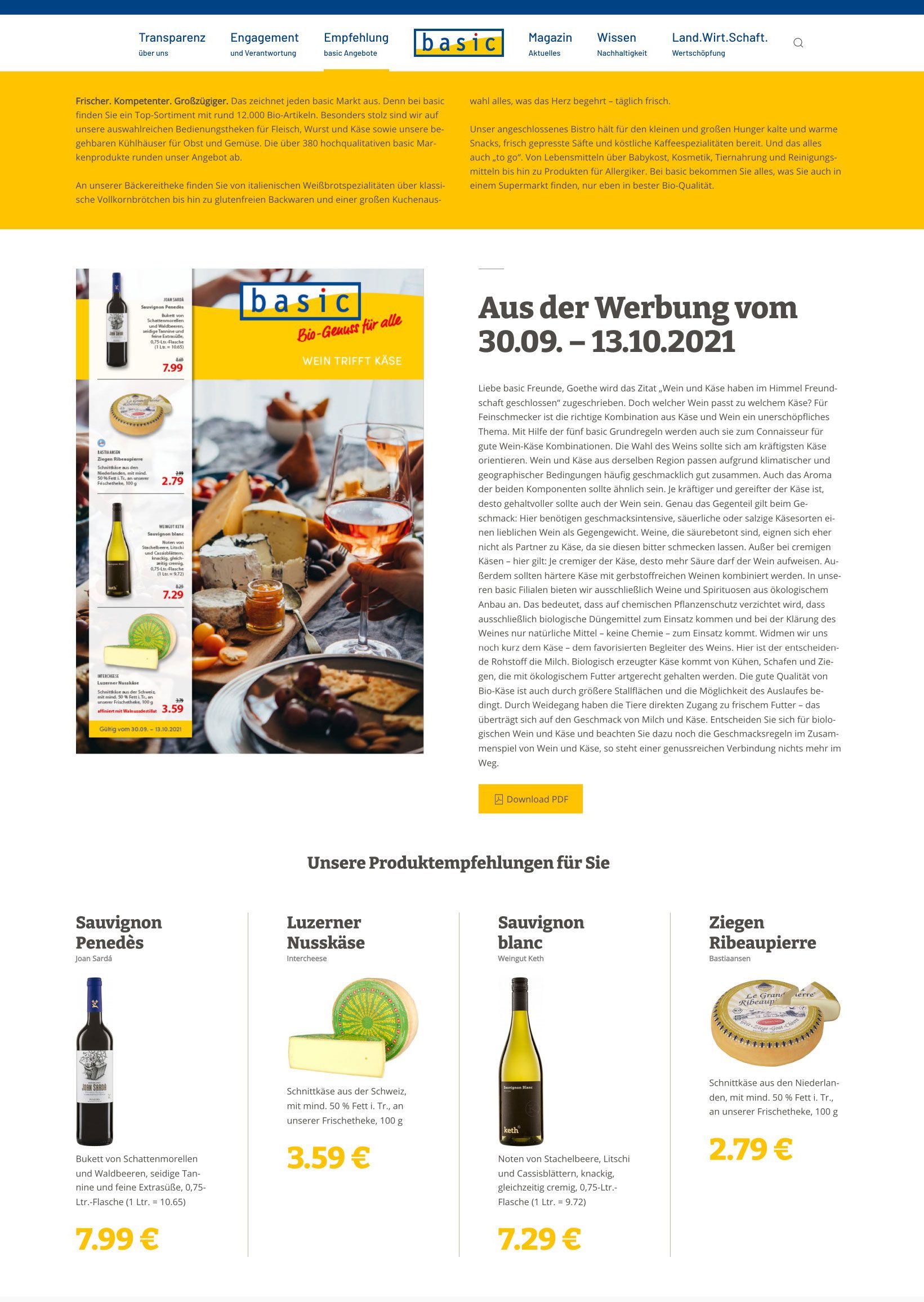 Produkt Empfehlungen der Woche