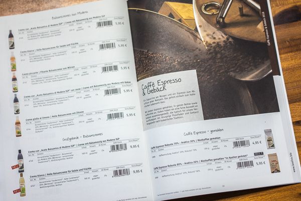 Bio Produktkatalog Design