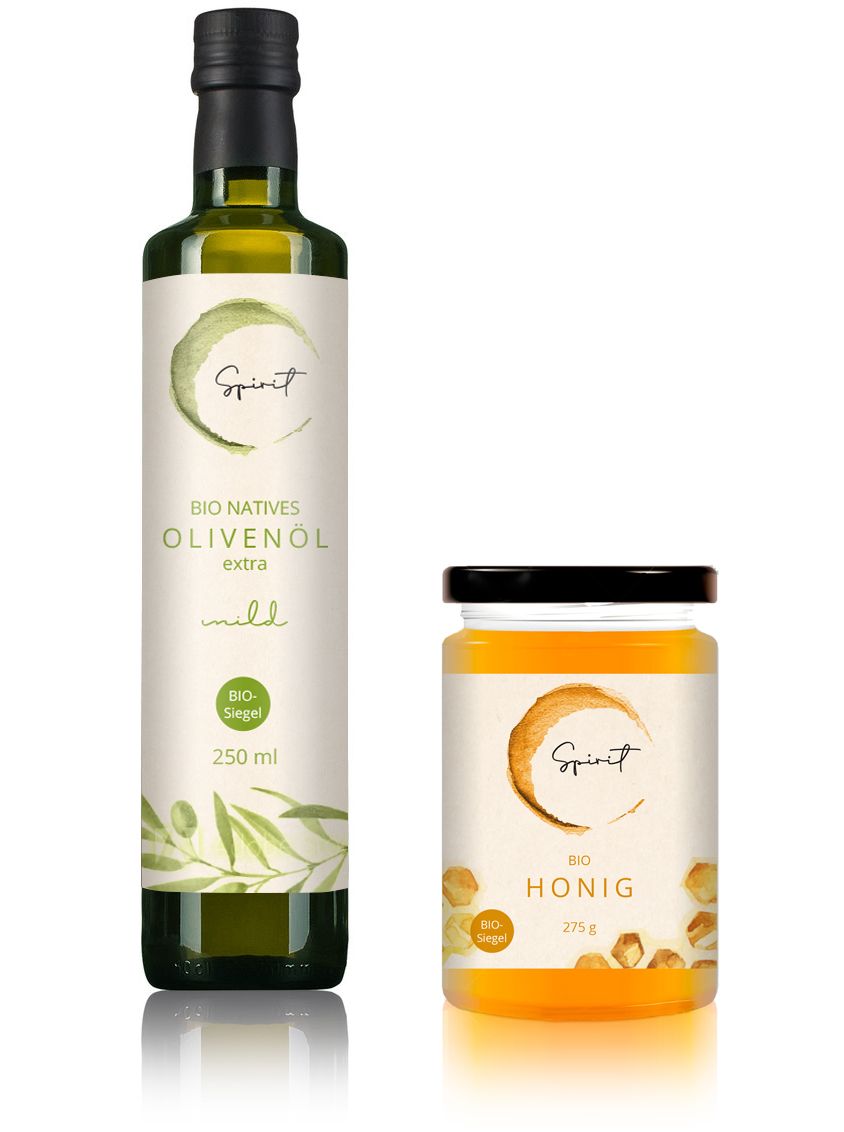Verpackungsdesign Agentur - Bio Olivenöl Etiketten