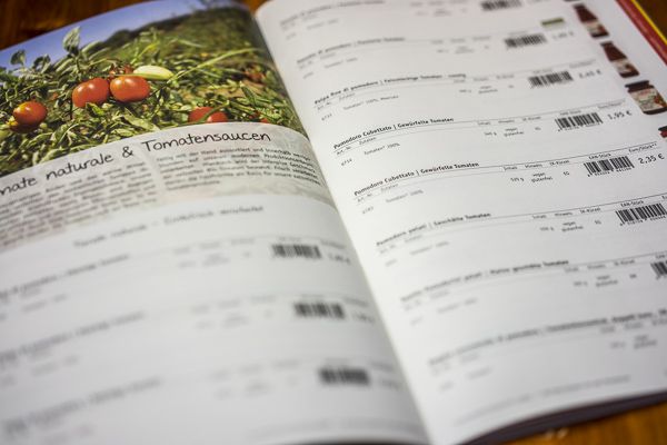 Katalog Doppelseite Tomatensaucen