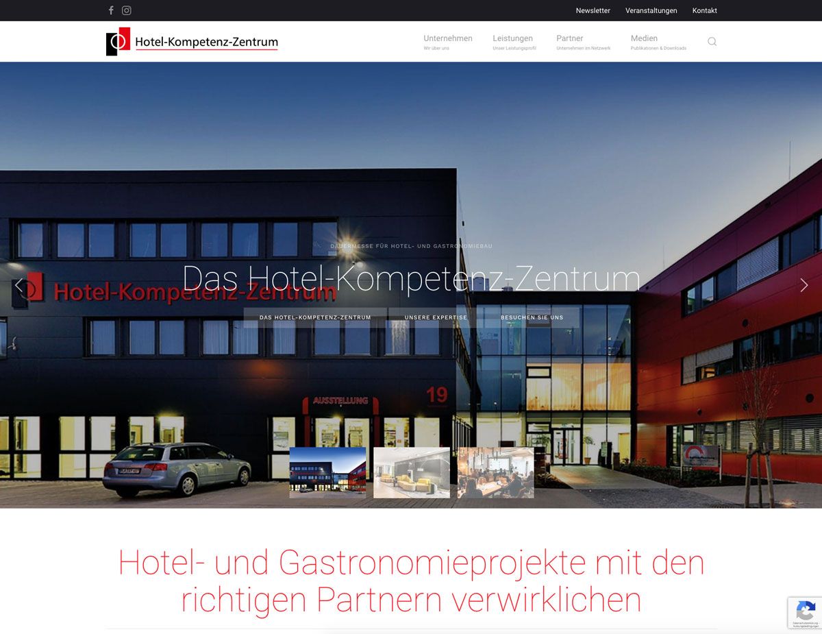 Web-Relaunch Hotel-Kompetenz-Zentrum 