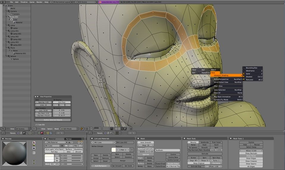 Kostenlose Software für 3D:  Blender