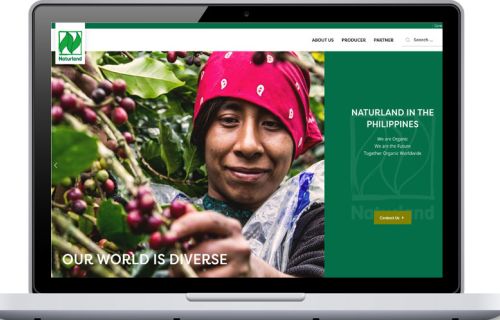 Wordpress-Website Naturland Philippinen
