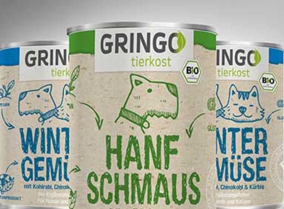 Packaging für vegane Tiernahrung