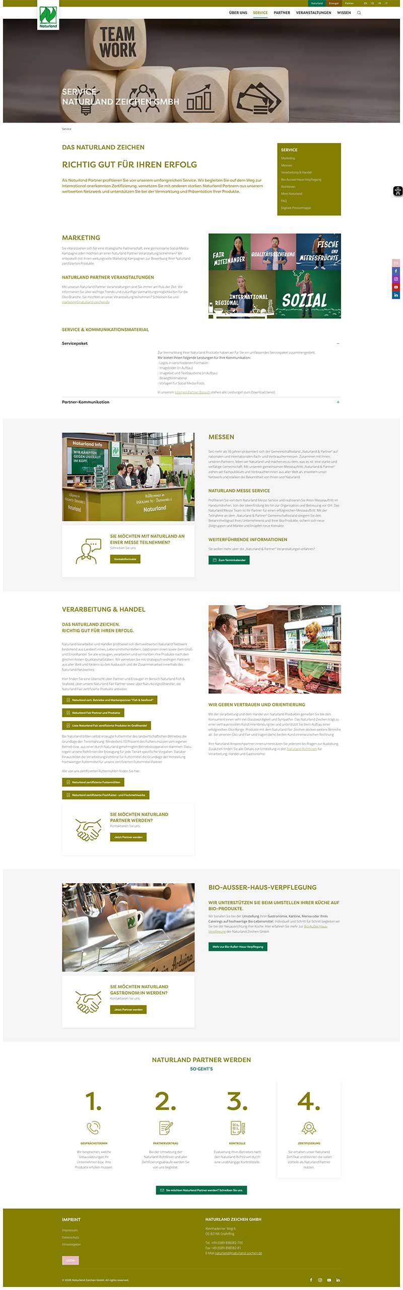 Naturland Zeichen GmbH Service