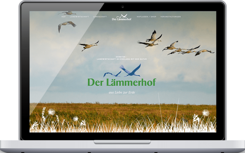 Webdesign für den Lämmerhof
