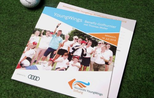 Nicolaidis YoungWings Golfturnier 2018 Printprodukte