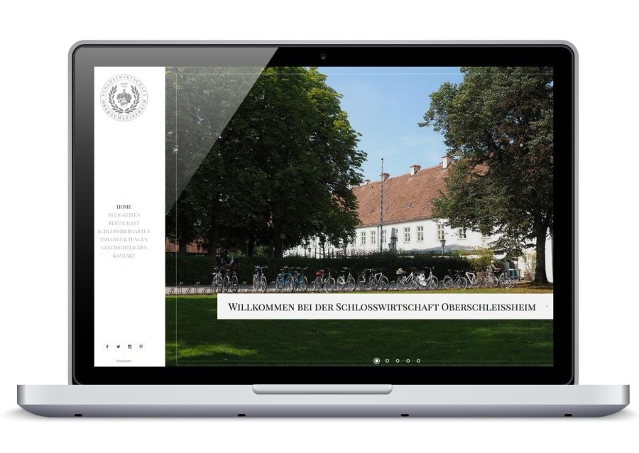Webdesign für Schlosswirtschaft Oberschleissheim